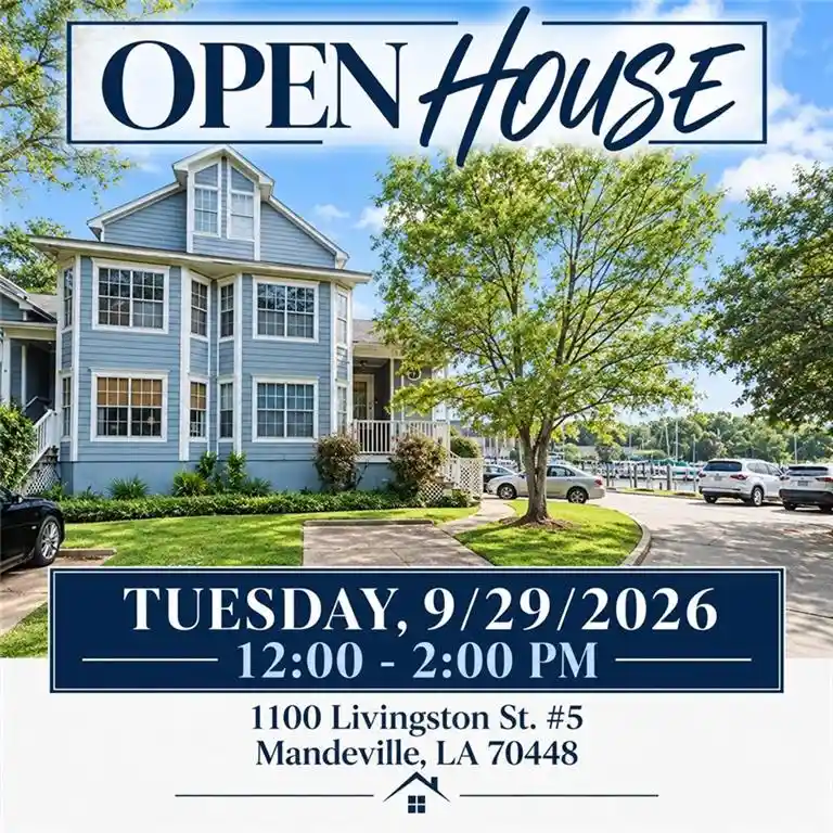 Listing Photo 1 - Condo for sale in 1100 Livingston St located at 1100 Livingston St, Mandeville, LA 70448 - Unit 1100 Livingston St