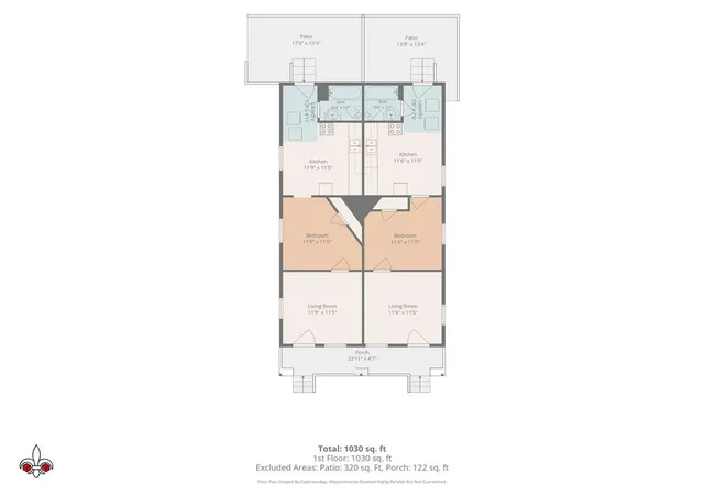 Photo 15 of Multi family home for sale at 1324 26 General Ogden St, New Orleans, LA 70118 | MLS# 2572276 | Listing updated on 2026-09-29