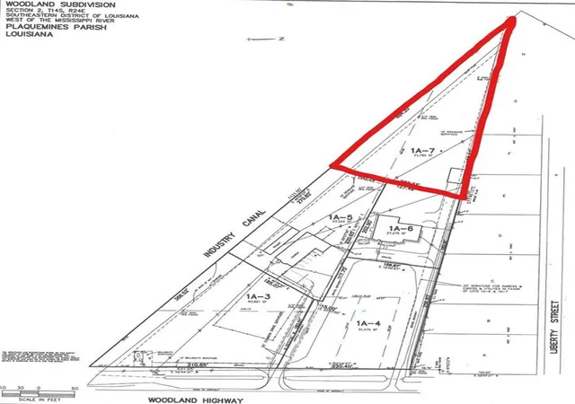 Photo 2 of Land for sale at Woodland Hwy, Belle Chasse, LA 70037 | MLS# 2575446 | Listing updated on 2026-09-02