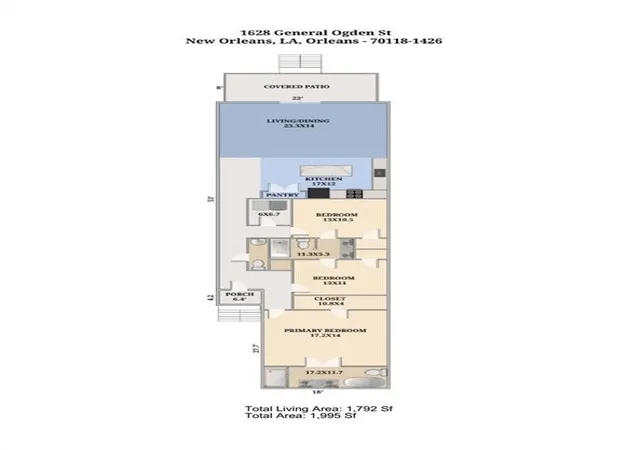 Photo 23 of Single family home for sale at 1628 General Ogden St, New Orleans, LA 70118 | MLS# 2575803 | Listing updated on 2026-10-05