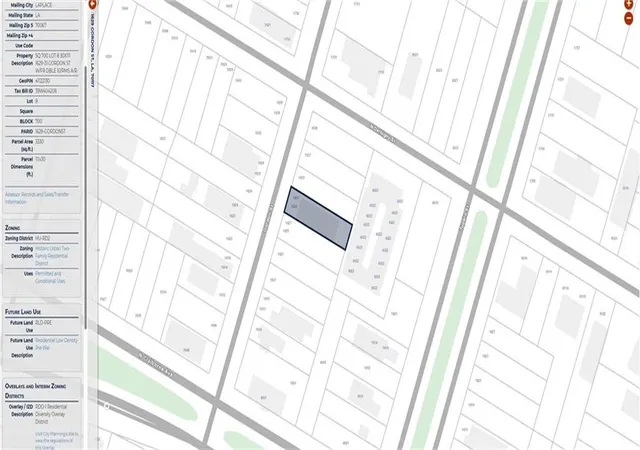 Photo 2 of Land for sale at 1629 Gordon St, New Orleans, LA 70117 | MLS# 2577492 | Listing updated on 2026-09-20