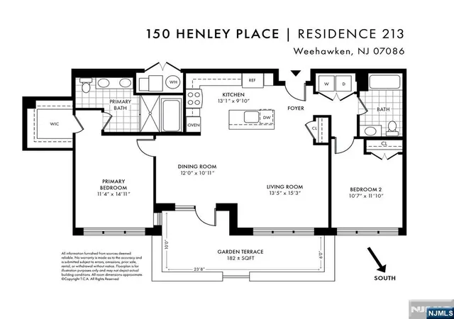 Photo 3 of Condo for sale at 150 Henley Pl #213, Weehawken, NJ 07086 | MLS# 26020682 | Listing updated on 2026-09-15