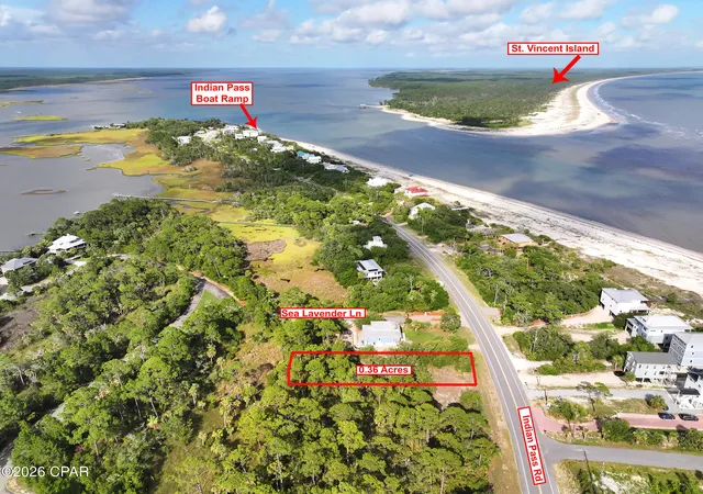 Photo 2 of Land for sale at Lot 6 Indian Pass Rd, Port Saint Joe, FL 32456 | MLS# 792073 | Listing updated on 2026-08-25
