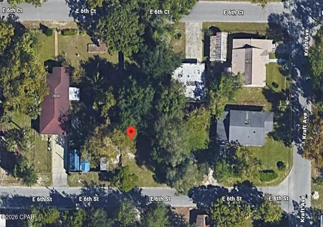 Photo 1 of Land for sale at 2807 E 6th Street, Panama City, FL 32401 | MLS# 792921 | Listing updated on 2026-09-09