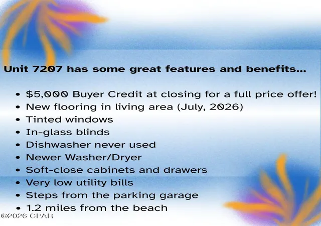 Photo 3 of Condo for sale at 8700 Front Beach Rd #7207, Panama City Beach, FL 32407 | MLS# 793031 | Listing updated on 2026-08-18