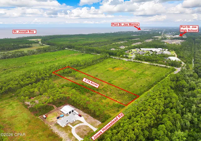 Photo 1 of Land for sale at 195 Jones Homestead Rd, Port Saint Joe, FL 32456 | MLS# 793586 | Listing updated on 2026-08-06