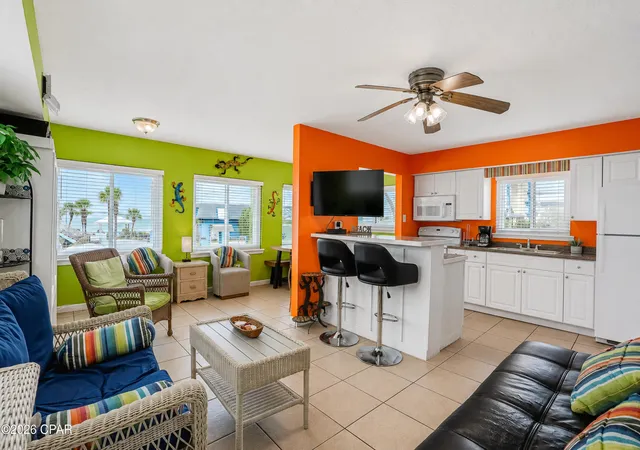 Listing Photo 1 - Condo for sale in building located at 8618 Surf Dr, Panama City Beach, FL 32408 - Unit #208