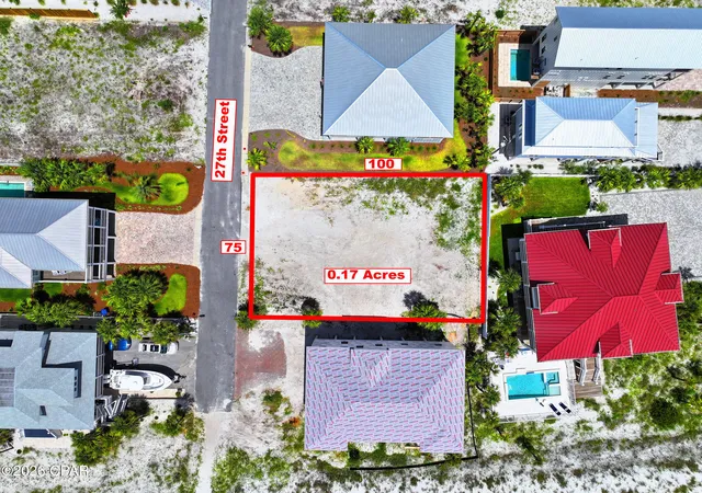 Photo 1 of Land for sale at 107 S 27th Street, Mexico Beach, FL 32456 | MLS# 794048 | Listing updated on 2026-09-17