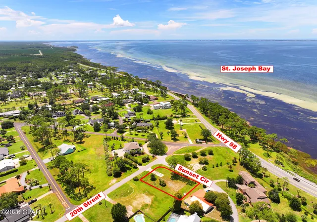 Photo 3 of Land for sale at 100 Sunset Cir, Port Saint Joe, FL 32456 | MLS# 794092 | Listing updated on 2026-08-16