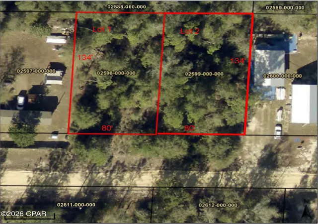 Photo 1 of Land for sale at 12255 Parkwood Rd, Fountain, FL 32438 | MLS# 794294 | Listing updated on 2026-08-19
