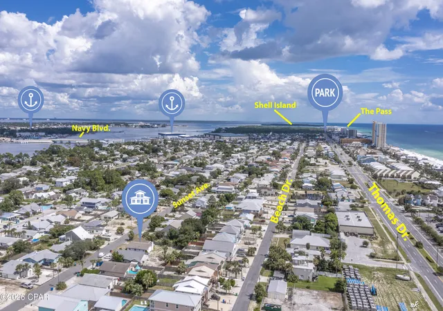 Photo 3 of Single family home for sale at 5725 Sunset Ave, Panama City, FL 32408 | MLS# 794857 | Listing updated on 2026-09-01