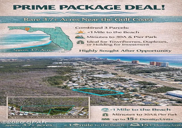 Photo 4 of Land for sale at 641 Malaga Pl, Panama City Beach, FL 32413 | MLS# 795231 | Listing updated on 2026-09-10