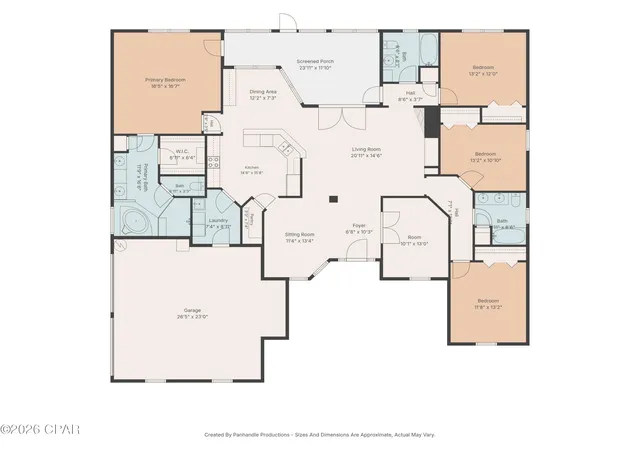 Photo 2 of Single family home for sale at 1224 Dundee Ln, Lynn Haven, FL 32444 | MLS# 795289 | Listing updated on 2026-10-01