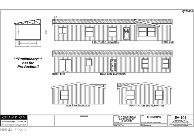 Photo 1 of Manufactured home for sale at 311 Chateau Way, Yerington, NV 89447 | MLS# 260012421 | Listing updated on 2026-10-10