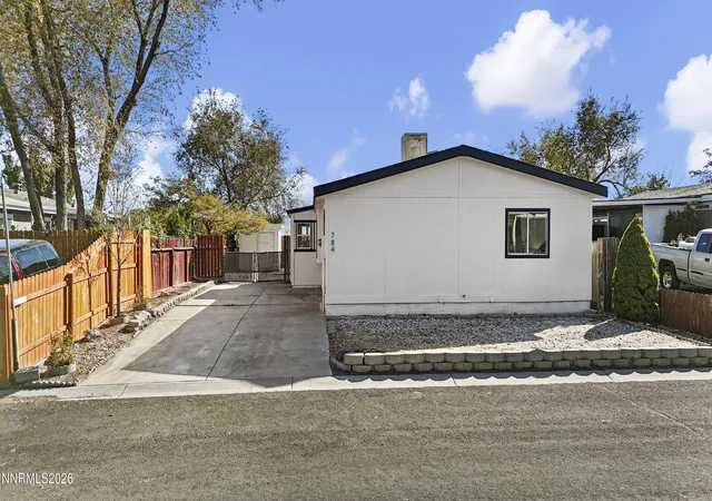 Photo 1 of Manufactured home for sale at 784 Chari Dr, Mound House, NV 89706 | MLS# 260013108 | Listing updated on 2026-10-17