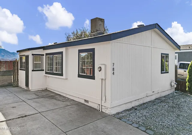 Photo 2 of Manufactured home for sale at 784 Chari Dr, Mound House, NV 89706 | MLS# 260013108 | Listing updated on 2026-10-17