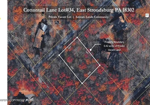 Photo 3 of Land for sale at Cottontail Ln Lot#34, East Stroudsburg, PA 18302 | MLS# PM-144776 | Listing updated on 2026-09-16