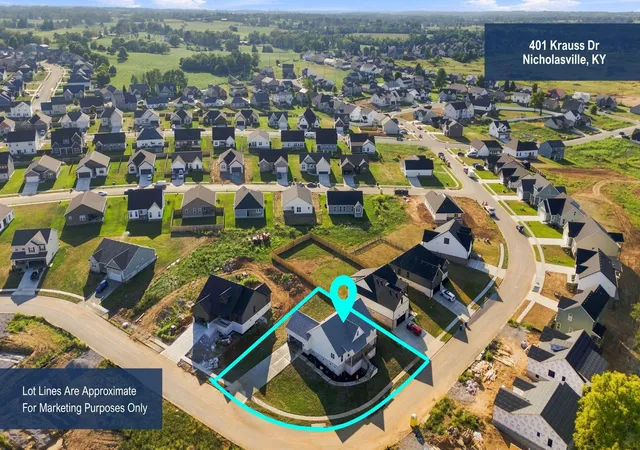 Photo 2 of Single family home for sale at 401 Krauss Dr, Nicholasville, KY 40356 | MLS# 26024075 | Listing updated on 2026-09-21