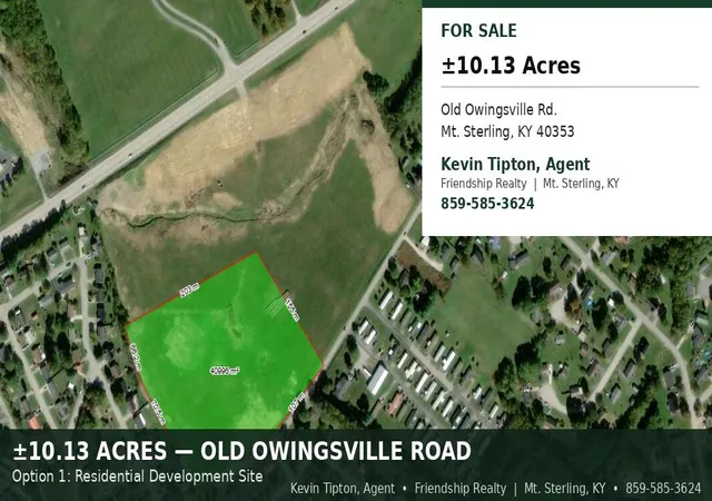 Land for sale at 2627 Old Owingsville Rd, Mount Sterling, KY 40353 | MLS# 26024910