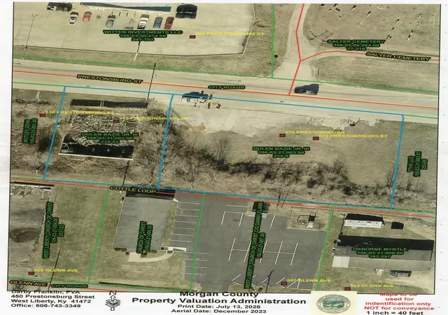 Photo 1 of Land for sale at 548 Nw & 570 Prestonsburg St, West Liberty, KY 41472 | MLS# 26025128 | Listing updated on 2026-09-12