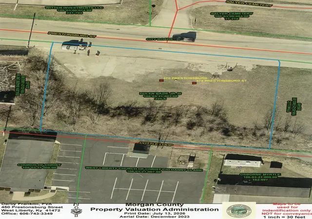 Photo 2 of Land for sale at 548 NW & 570 Prestonsburg St, West Liberty, KY 41472 | MLS# 26025128 | Listing updated on 2026-09-12