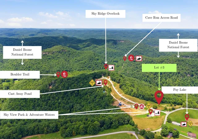 Photo 2 of Land for sale at Lot #3 Sky Ridge Way, Denniston, KY 40316 | MLS# 26027311 | Listing updated on 2026-10-13