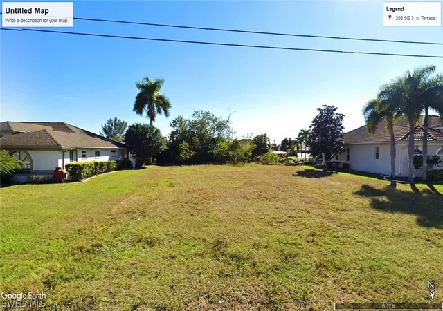 Photo 1 of Land for sale at 208 Se 31st Ter, Cape Coral, FL 33904 | MLS# 222049127 | Listing updated on 2026-09-20