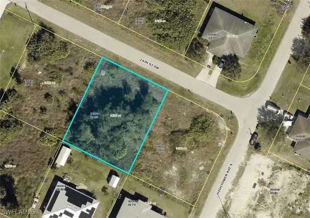 Photo 1 of Land for sale at 4607 24th Street Sw, Lehigh Acres, FL 33973 | MLS# 224094309 | Listing updated on 2026-09-21