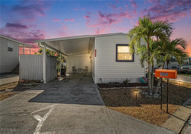 Photo 1 of Manufactured home for sale at 3893 Dewberry Ln, Saint James City, FL 33956 | MLS# 224105420 | Listing updated on 2026-09-24