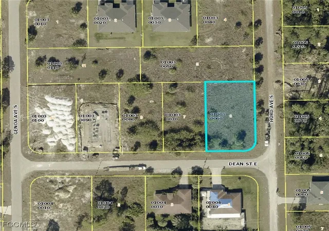 Photo 1 of Land for sale at 1119/1121 Dean St E, Lehigh Acres, FL 33974 | MLS# 2025008990 | Listing updated on 2026-09-21