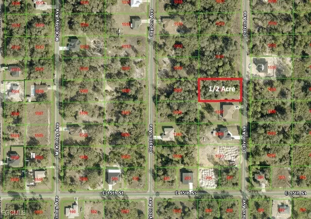 Photo 2 of Land for sale at 1509 Calvin Ave, Lehigh Acres, FL 33972 | MLS# 2025017532 | Listing updated on 2026-09-13