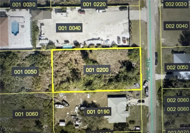 Photo 1 of Land for sale at 815 Pine Ave, Lehigh Acres, FL 33972 | MLS# 2025018851 | Listing updated on 2026-10-21