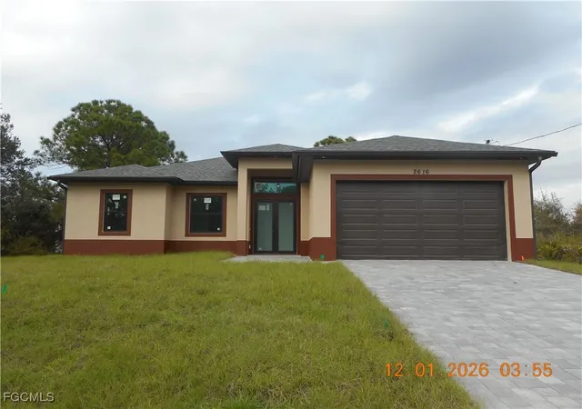 Photo 1 of Single family home for sale at 2616 38th Street W, Lehigh Acres, FL 33971 | MLS# 2026002825 | Listing updated on 2026-09-14