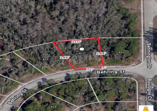 Photo 1 of Land for sale at 431 Behring St, Lehigh Acres, FL 33974 | MLS# 2026003425 | Listing updated on 2026-09-20
