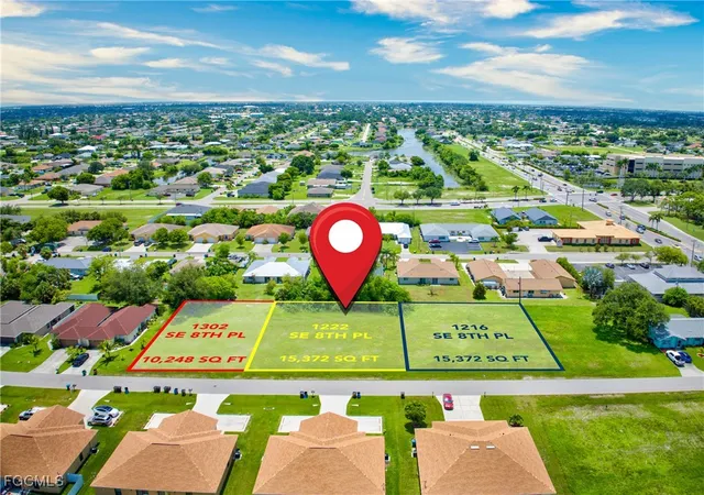 Photo 1 of Land for sale at 1216 Se 8th Place, Cape Coral, FL 33990 | MLS# 2025005691 | Listing updated on 2026-09-12