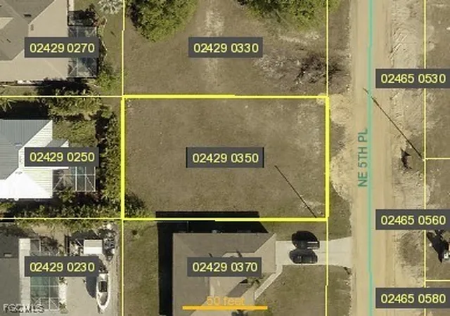 Photo 1 of Land for sale at 1222 Ne 5th Place, Cape Coral, FL 33909 | MLS# 2026004544 | Listing updated on 2026-09-16