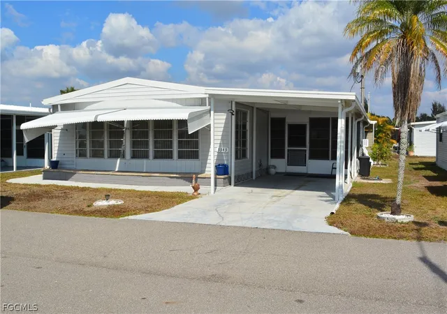 Manufactured home for sale at 3343 Rainbow Ln, North Fort Myers, FL 33903 | MLS# 2026008242