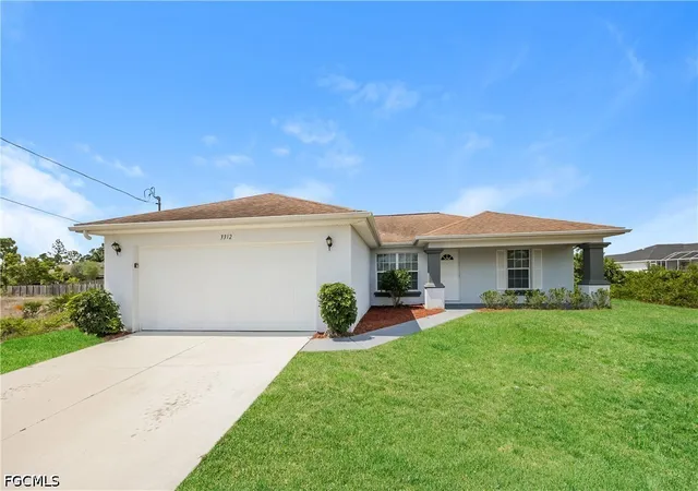 Photo 1 of Single family home for sale at 3312 38th Street Sw, Lehigh Acres, FL 33976 | MLS# 2026021116 | Listing updated on 2026-10-07