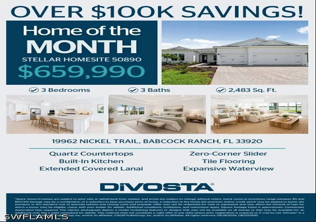 Photo 2 of Sale Pending at 19962 Nickel Trl, Alva, FL 33920 | MLS# 226020854 | Listing updated on 2026-09-18