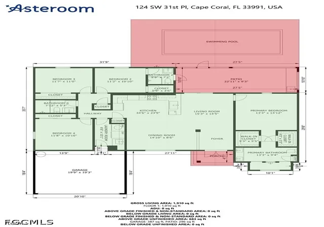 Photo 4 of Sale Pending at 124 SW 31st Place, Cape Coral, FL 33991 | MLS# 2026024070 | Listing updated on 2026-09-12