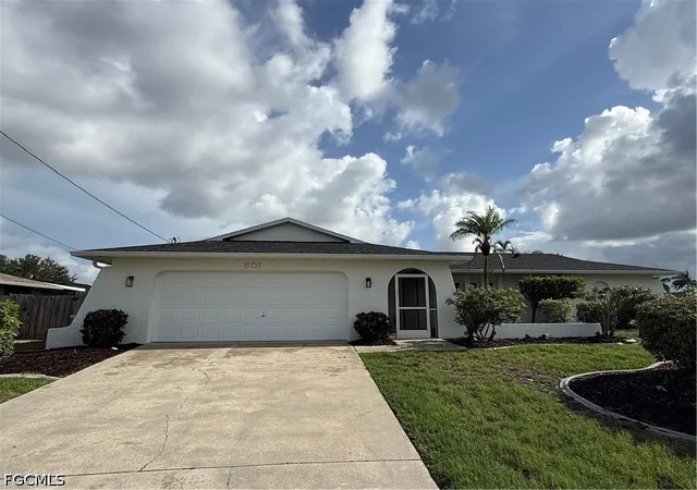 Photo 1 of Single family home for sale at 801 Sw 52nd Street, Cape Coral, FL 33914 | MLS# 2026026044 | Listing updated on 2026-09-17
