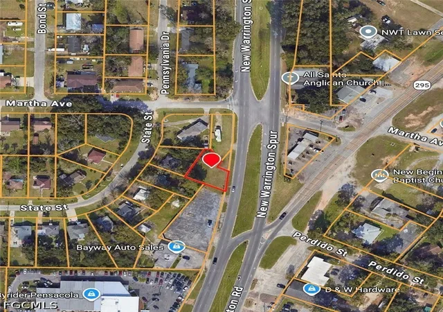 Land for sale at 800 N Warrington Rd, Pensacola, FL 32506 | MLS# 2026034132
