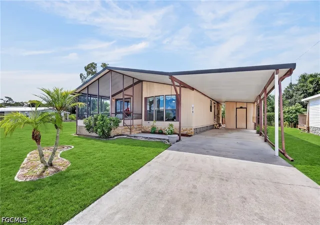 Manufactured home for sale at 319 Shrub Ln S, North Fort Myers, FL 33917 | MLS# 2026035768