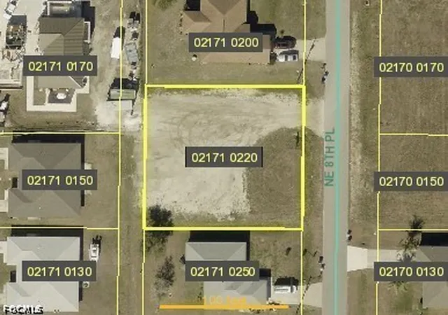 Photo 1 of Land for sale at 2104 Ne 8th Place, Cape Coral, FL 33909 | MLS# 2026037020 | Listing updated on 2026-09-09