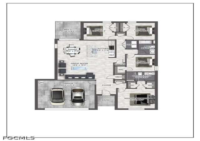 Photo 2 of Single family home for sale at 337 Woodburn Dr, Lehigh Acres, FL 33972 | MLS# 2026037339 | Listing updated on 2026-09-03