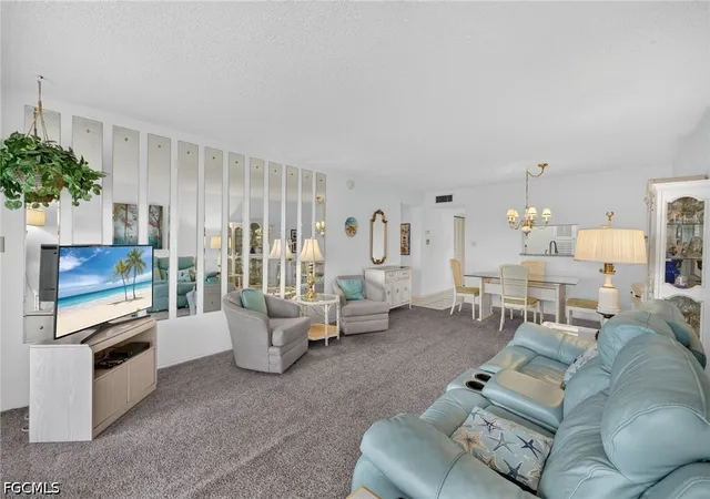 Listing Photo 3 - Condo for sale in building located at 1660 Pine Vly Dr, Fort Myers, FL 33907 - Unit #201