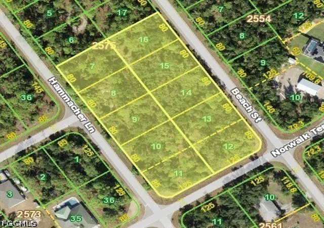 Land for sale at 1271 Beach St, Port Charlotte, FL 33953 | MLS# 2026038294