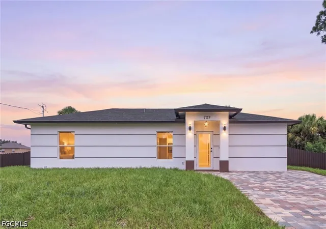 Photo 1 of Single family home for sale at 707 Sawyer St, Lehigh Acres, FL 33974 | MLS# 2026038586 | Listing updated on 2026-09-13