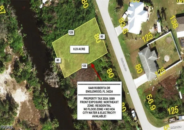 Photo 1 of Land for sale at 6449 Roberta Dr, Englewood, FL 34224 | MLS# 2026039330 | Listing updated on 2026-09-22