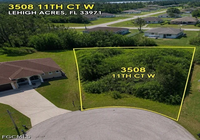Photo 1 of Land for sale at 3508 11th Court W, Lehigh Acres, FL 33971 | MLS# 2026039578 | Listing updated on 2026-09-19